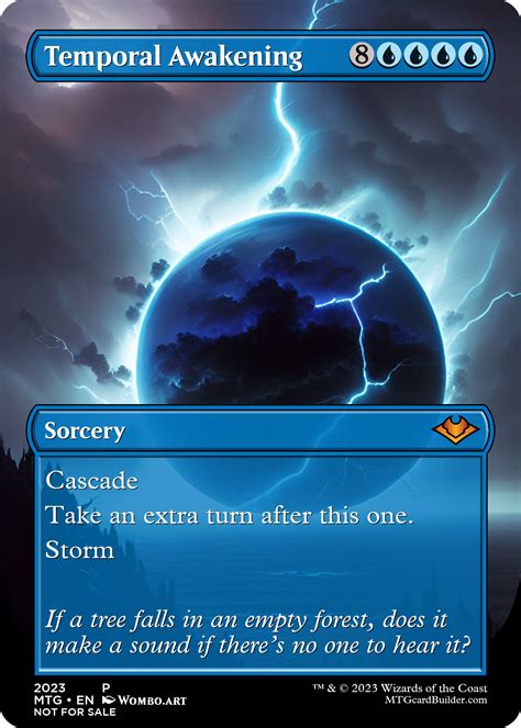 My Unique take on an extra turn spell. : r/custommagic