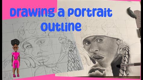 How To Draw Outline For Your A Portrait Hyper Realistic Nle Choppa Youtube