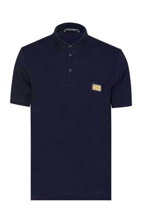 Dolce And Gabbana Dolce And Gabbana Plaque Polo Shirt Clothing From