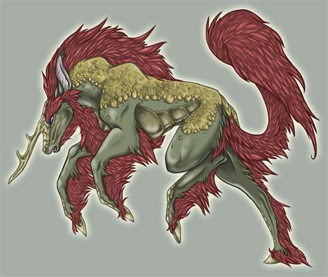 °kirin Stallion By Tigryph Creature Drawings Horse Drawings Creature