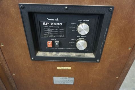 PAIR OF SANSUI SP-2500 3 WAY SPEAKERS - Big Valley Auction