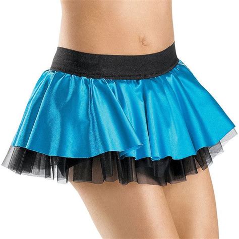 Satin Dance Skirt With Shorts 20 Liked On Polyvore Girls Dance