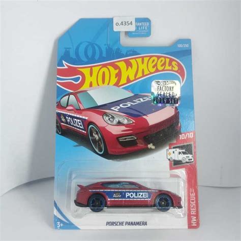Jual Hot Wheels Porsche Panamera Red Tampo POLIZEI Factory Seal Di Seller RoyAleksander