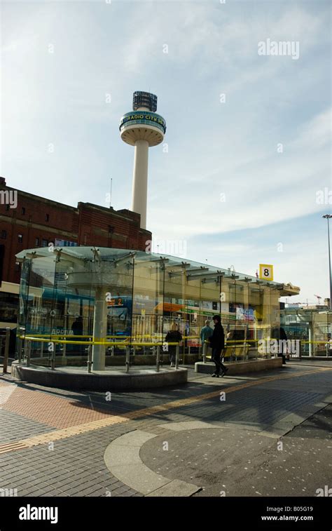 Liverpool bus station Stock Photo - Alamy