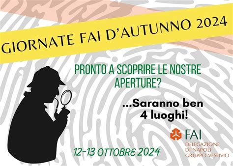 Insomma Le Giornate Dautunno Del Fai A Somma Vesuviana