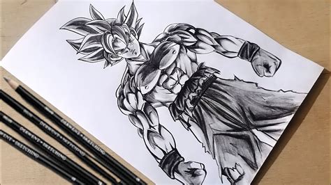 Learn How To Draw Goku Mui Legends Step By Step From Dragon Ball