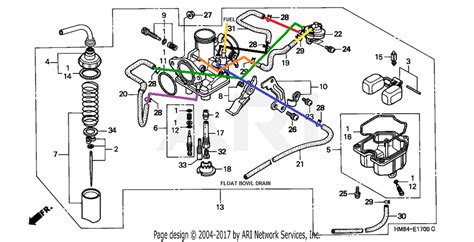 Honda Rancher Fuel Line Routing Diagram Honda Rancher Ca