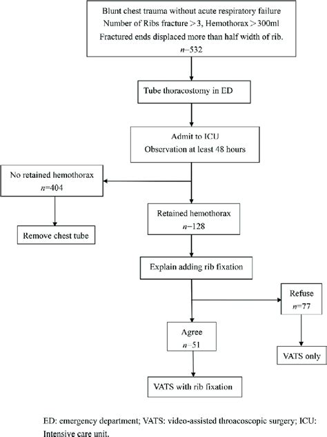 Treatment algorithm for serious-to-severe blunt chest trauma. Blunt ...