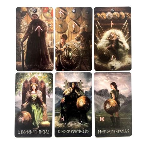 Cartas De Or Culo De Runas Versi N En Ingl S Baraja De Cartas De Tarot