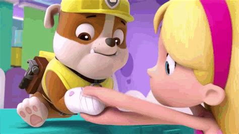 Paw Patrol Rubble GIF - PawPatrol Rubble Hurt - Discover & Share GIFs