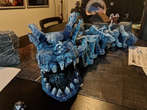 [OC] I made a "Miniature" Leviathan from Mordenkainen's Tome of Foes for my campaign finale! : r/DnD