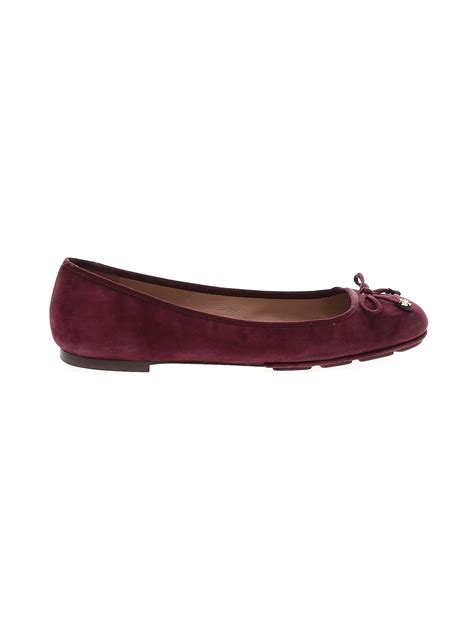 Tory Burch Solid Maroon Burgundy Flats Size 8 74 Off ThredUp