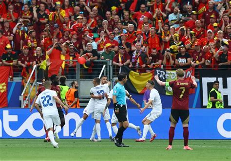 Hasil Babak Pertama Timnas Belgia Vs Timnas Slovakia Di Euro 2024 The