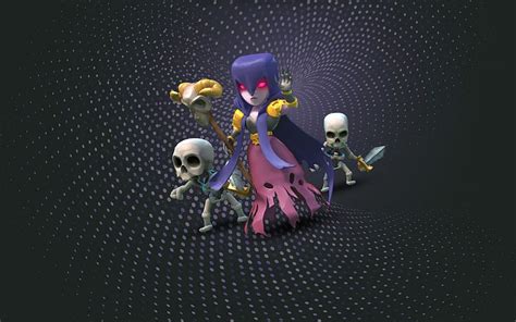 1920x1200 Witch Clash Of Clans Mobile Game Skeleton Army 1610