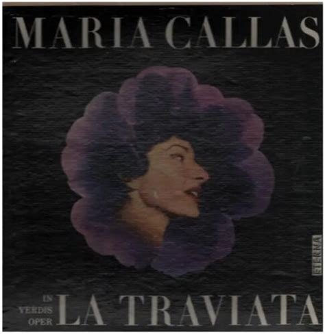 Lp Box Maria Callas La Traviata Hardcover Box Booklet Near Mint