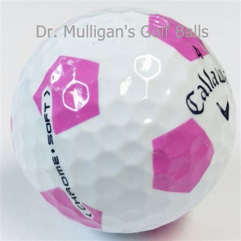 Dr Mulligans | Callaway Chrome Soft TruVis | White And Pink | Mint Golf ...