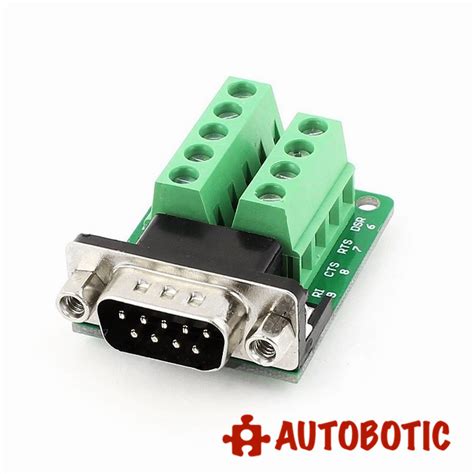 RS232 To Terminal DB9 Male Adapter Connector Signal Terminal Module