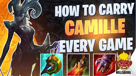 Wild Rift How To Carry Every Game With Camille Challenger Camille Gameplay Guide And Build