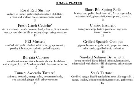 Eleven South Jacksonville Beach Fl Menu Updated April