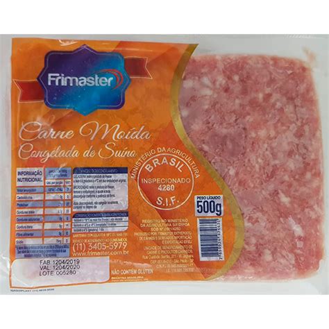 Carne Moída Suína Frimaster 500g Sonda Supermercado Delivery