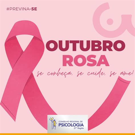 O Crp Apoia A Campanha Outubro Rosa E Entende O Qu O A Sa De Mental