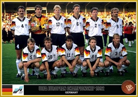 Fan Pictures 1992 Uefa European Football Championship Germany Team