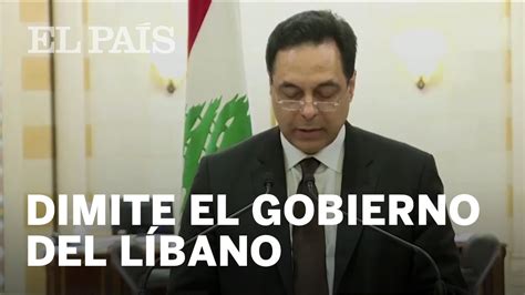 El Primer Ministro Del Líbano Anuncia La Dimisión Del Gobierno Tras La