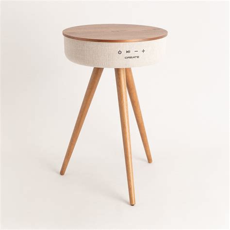 SPEAKER TABLE - Bluetooth Speaker Table and Wireless Smartphone Charger