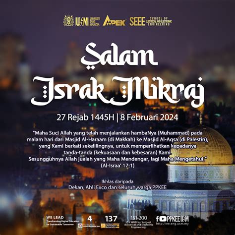 Salam Israk Mikraj 2024 1445H