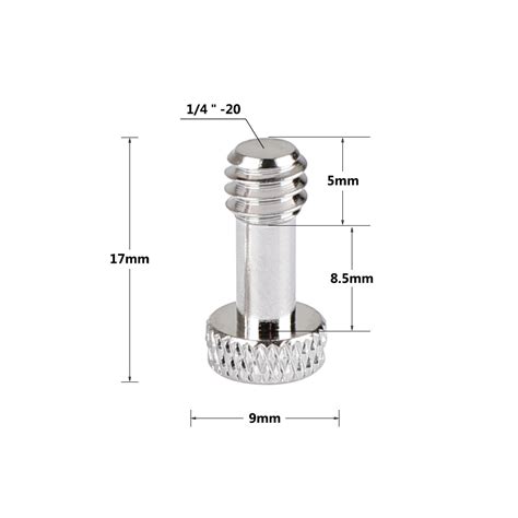 Kayulin 4 Types Slotted Screw With 1 4 20 Inch 3 8 16 Inch For Camera