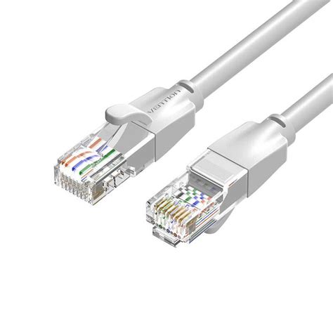 C Ble R Seau Rj45 Utp Vention Ibehh Cat 6 2m Gris Leroy Merlin