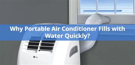 Portable Air Conditioner Water Tray Self Evaporating Portable Acs Make Sure The Unit Is On A