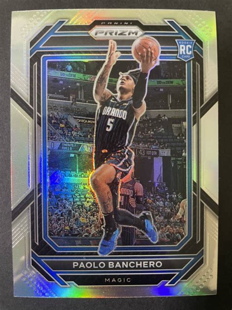 2022 23 Panini prizm paolo banchero silver RC NBAカード 大活躍 シルバーパラレルルーキー