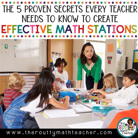 Effective Math Stations 5 Proven Secrets The Routty Math Teacher