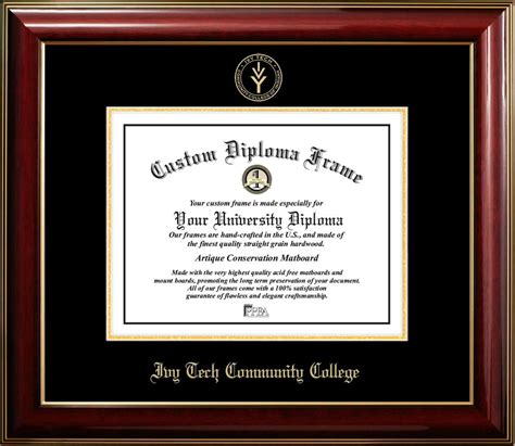 Ivy Tech Community College Classic Diploma Frame - Walmart.com