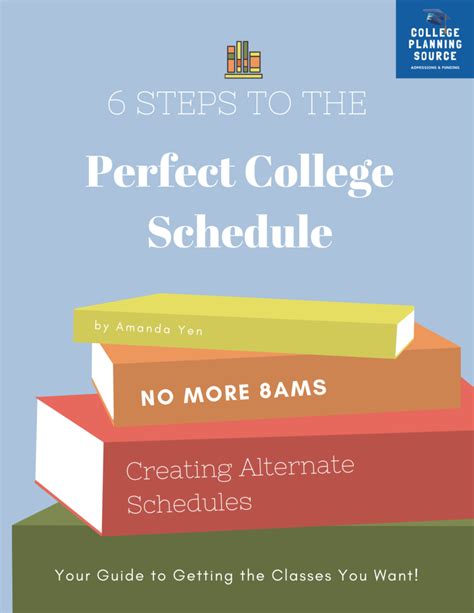 6 Tips For A Perfect College Schedule College Planning Source