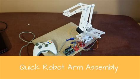 Quick Robot Arm Assembly Youtube