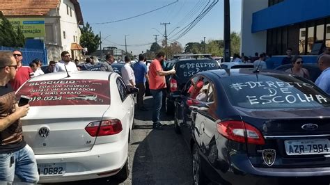 Motoristas Da Uber Fazem Novo Protesto E Dizem Que Blitzes S O A Pedido