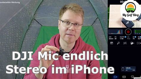 DJI Mic Endlich Stereo Im IPhone Aufnehmen MyGolfBlog Vlog YouTube