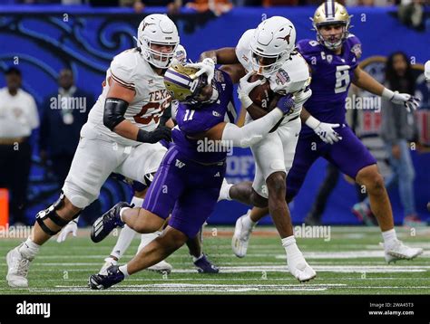 New Orleans United States 02nd Jan 2024 Texas Longhorns Running