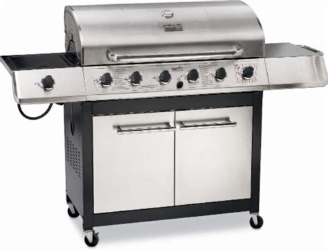 Kroger Char Broil® Classic 6 Burner Gas Grill C 69g5 Stainless Steel Black 1 Ct