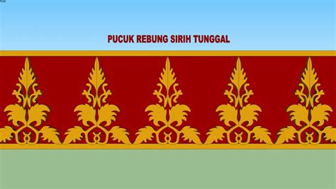 Motif Hiasan Pucuk Rebung Sirih Tunggal Melayu Riau By Yuherman Ys 3d Warehouse