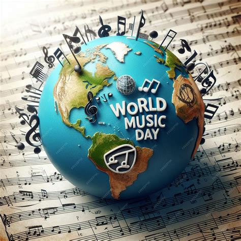AI generated photo to depict International Music Day or World Music Day