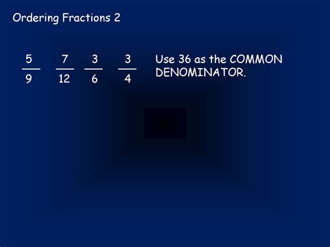 Ordering Fractions We Can Order Numbers Fairly Easily E G Ppt Download