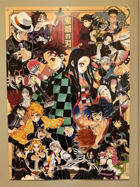 Demon Slayer Art Poster A1 Size Official Goods Japanese Comic Manga