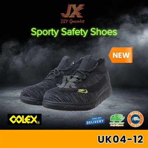 Colex Safety Shoes Kasut Safety Low Top Steel Toe Lightweight Work