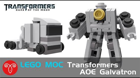 Lego Transformers Aoe Galvatron Moc Instruction Mini Mecha Youtube