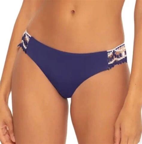 Becca Delilah Avery Bikini Bottom Womens Size M Cro Gem