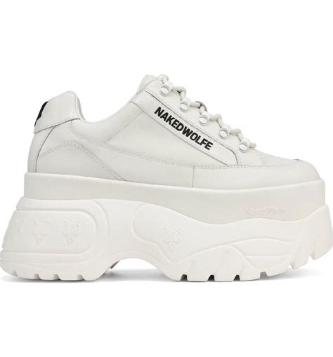 Naked Wolfe Sprinter Mega Platform Sneaker Women Nordstrom White