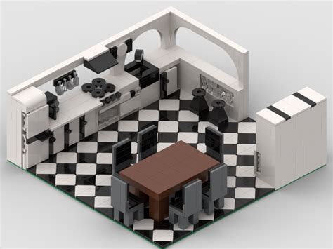 LEGO MOC Modular rooms - kitchen by przemoe | Rebrickable - Build with LEGO